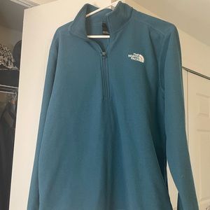 North Face Quarter ZIP Blue M